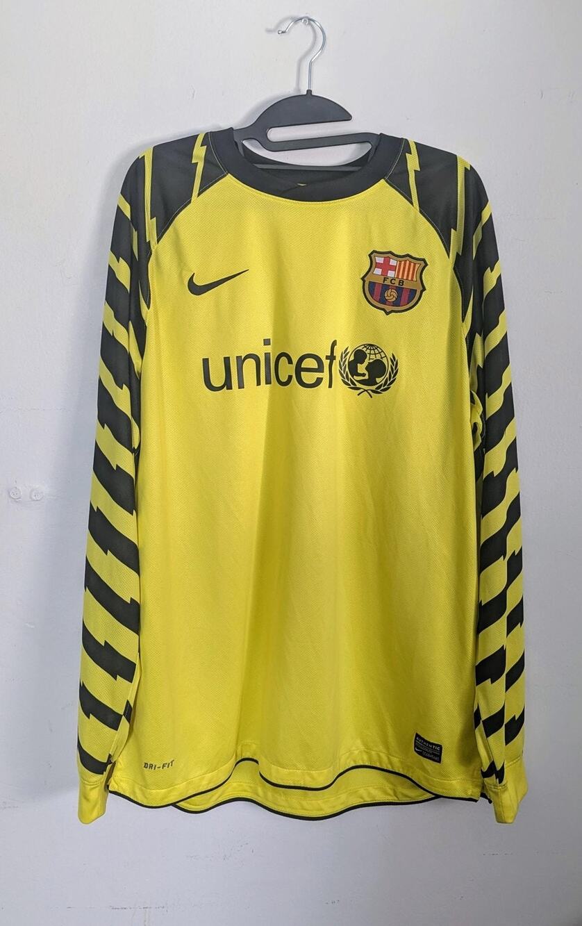 Barcelona Victor Valdes GK Jersey XL Long Sleeve